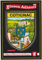 COTIGNAC - Blason Adhésif - Villes Et Provinces De France. - Cotignac