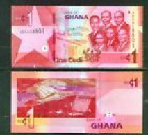 GHANA  -  2019 1 Cedi UNC  Banknote - Ghana