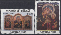 HONDURAS 1096-1097,unused,Christmas 1990 - Honduras