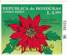 HONDURAS Block 46,unused,Christmas 1990 - Honduras