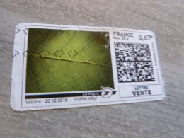 Vignette - Mon Timbre En Ligne - Végétal  - 0.67 €  - Lettre Verte - Multicolore - Oblitéré - Année 2015 - - Sellos Imprimibles (Montimbrenligne)