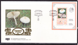 Ciskei 1987 Fungi Miniature Sheet First Day Cover - Ciskei