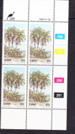 Ciskei 1984 20c Flowering Trees Plated Block 4 MNH - Ciskei