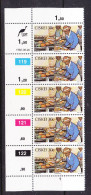 Ciskei 1982 Pineapple Industry 30c Packaging Strip 5 Plated - Ciskei