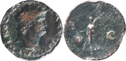 ROME - As - NERON - 65 AD - Victoire Volant à Gauche - RIC.543 - 14-112 - La Dinastía Julio-Claudia (-27 / 69)