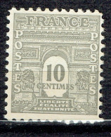 10 C Gris Arc De Triomphe - 1944-45 Arco Del Triunfo