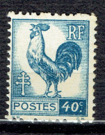 40 C Bleu Coq Série D'Alger - 1944 Coq Et Marianne D'Alger