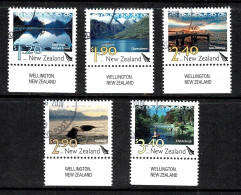 New Zealand 2010 Scenic Issues  Marginal Set Of 5 Used - - Gebruikt