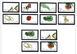 New Zealand 2010 Personalised Stamps  Set Of 12 Used - Gebraucht