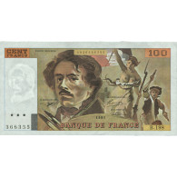 France, 100 Francs, Delacroix, 1991, B.198, NEUF, Fayette:69bis.4a - 100 F 1978-1995 ''Delacroix''