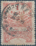 AUSTRIA-L'AUTRICHE-ÖSTERREICH,Bosnia And Herzegovina,1885 Revenue Stamp Tax Fiscal,1N,Obliterated - Fiscali