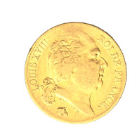 Louis XVIII-20 Francs 1819 Lille - 20 Francs (oro)