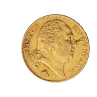 Louis XVIII-20 Francs 1824 Lille - 20 Francs (or)