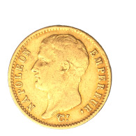 Premier-Empire-Napoléon 1er 20 Francs Tête Nue 1807 Paris - 20 Francs (or)