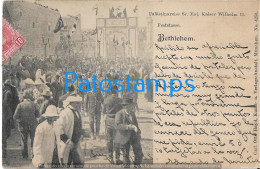 214244 GERMANY BETHLEHEM KAISER WILHELM TRIP TO PALESTINE CIRCULATED TO URUGUAY POSTAL POSTCARD - Altri & Non Classificati