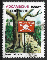 Mocambique – 1996 Demining 6.000 Meticais Used Stamp - Mozambique