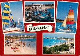 73847355 Ayia Napa Agia Napa Cyprus Kuestenpanorama Strand Wassersport Fischerbo - Cyprus
