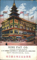 41326695 San_Francisco_California Sing Fat Co Chinese Bazar Litho - Autres & Non Classés