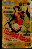 TELECARTE ETRANGERE       CYCLE ...L'ETENDARD FRANCAIS - Reclame