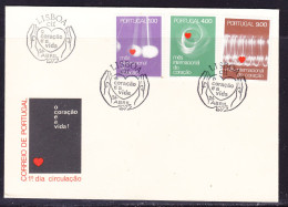 Portugal 1972 World Health Month First Day Cover - Unaddressed - Lettres & Documents