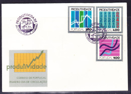 Portugal 1973 Productivity Conference First Day Cover - Unaddressed - Lettres & Documents