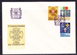 Portugal 1973 Serviceman's League  First Day Cover - Unaddressed - Covers & Documents