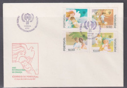 Portugal 1979 Year Of The Child First Day Cover - Unaddressed - Lettres & Documents