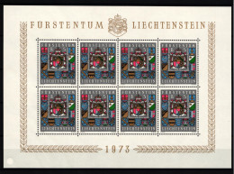 Liechtenstein 590 Postfrisch Kleinbogen / Wappen #IH790 - Other & Unclassified