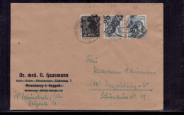 Brief All. Besetzung Schönebach Nach Magdeburg 1948 - Covers & Documents