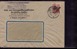 Einschreiben Brief All. Besetzung Torgau 1948 + Geprüft - Covers & Documents