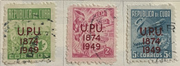 CUBA - (0) - 1950  # 449/451 - Oblitérés