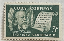 CUBA - MH* - 1943 -   # 380 - Neufs