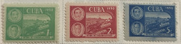 CUBA - MH* - 1950 -   # 452/455 - Unused Stamps