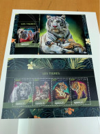 Korea Stamp MNH Tigers Djibouti MNH X 2 Sheets - Autres & Non Classés
