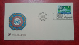1964 UNITED NATIONS FDC COVER WITH STAMP OFFICIAL GENEVA CACHET - Cartas & Documentos