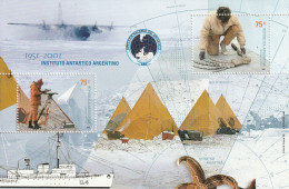 ARGENTINE - BLOC N°75 ** (2001) L'institut Antarctique Argentin - Blokken & Velletjes