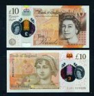 GREAT BRITAIN  -  2017 10 Pounds UNC  Banknote - 10 Pounds