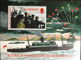 Alderney 1995 Return Of The Islanders Minisheet MNH - Alderney