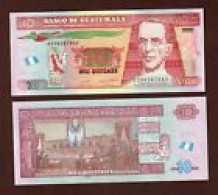 GUATEMALA  -  2018 10 Quetzal UNC  Banknote - Guatemala