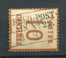 !!! ALSACE LORRAINE, N°5 CACHET FELDPOST RELAIS 22 - VITRY LE FRANCOIS, BAR LE DUC - Used Stamps