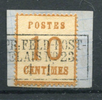 !!! ALSACE LORRAINE, N°5 CACHET FELDPOST RELAIS 23 - EPERNAY - Used Stamps
