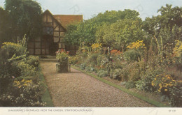 CARTOLINA  STRATFORD UPON AVON,WARWICKSHIRE,INGHILTERRA,REGNO UNITO-SHAKESPEARE'S BIRTHPLACE FROM THE-NON VIAGGIATA - Stratford Upon Avon