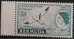 Commonwealth: Año. 1953 - Bermudas - Visita Real. Elizabeth II - 1/Valor. Nº- *151 - Mui Bonito. - Bermuda