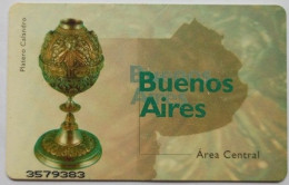 Argentina 20 Units Chip Card - Colleciones Regionales - Buenos Aires - Argentina