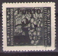 1946 ISTRIA E LITORALE SLOVENO SEGNATASSE,PORTO ,Sass. 15, TIP IIa, MNH**LUX - Ocu. Yugoslava: Litoral Esloveno