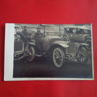 CARTE PHOTO AUTOMOBILE SOLDATS - Voitures De Tourisme