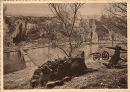MILITÄR - 1.Weltkrieg, Dinant August 1914, Die Zerstörte Brücke, Gemälde Von Alfred Bastien - War 1914-18