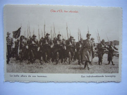 ARMMEE BELGE / BELGIAN ARMY / Défilé Des Troupes / Carte Côte D'Or - Chocolat - War 1939-45