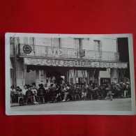 CARTE PHOTO LE TREPORT CAFE BRASSERIE DE ROUEN P.LUCIANO - Le Treport