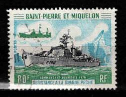 St Pierre Et Miquelon  - 1971 -  Bateaux  - N° 413  - Oblit - Used - Usados